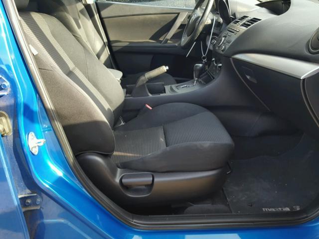 JM1BL1V81C1576974 - 2012 MAZDA 3 I BLUE photo 5