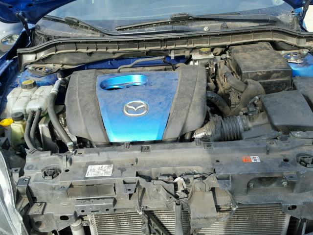 JM1BL1V81C1576974 - 2012 MAZDA 3 I BLUE photo 7