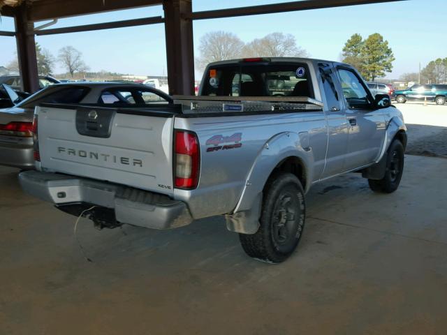 1N6ED26Y83C462812 - 2003 NISSAN FRONTIER K SILVER photo 4