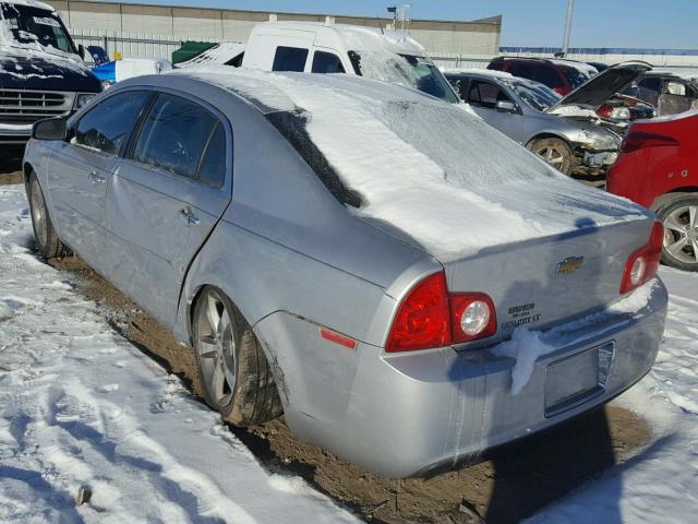 1G1ZC5E01CF119755 - 2012 CHEVROLET MALIBU 1LT SILVER photo 3