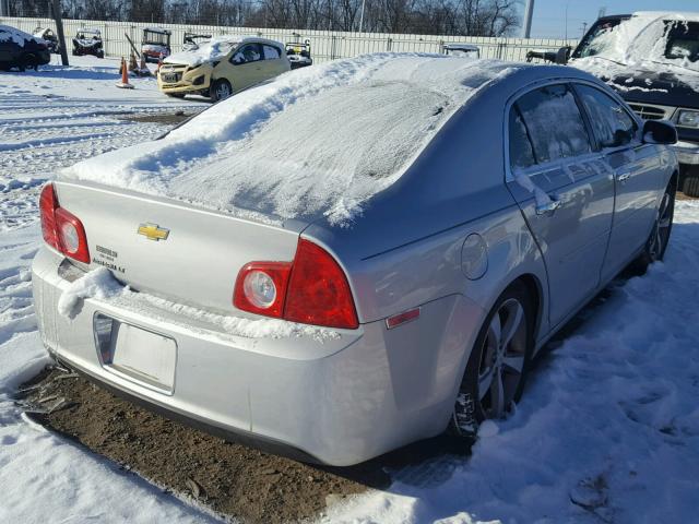 1G1ZC5E01CF119755 - 2012 CHEVROLET MALIBU 1LT 银色 照片 4