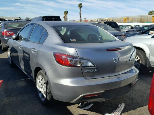 JM1BL1SF5A1235819 - 2010 MAZDA 3 I GRAY photo 3