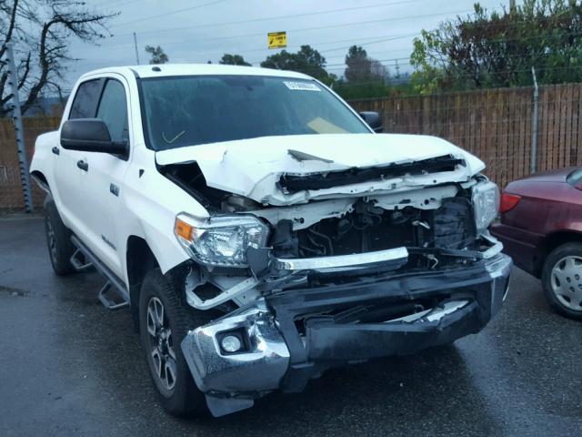 5TFDY5F18FX432312 - 2015 TOYOTA TUNDRA CRE WHITE photo 1