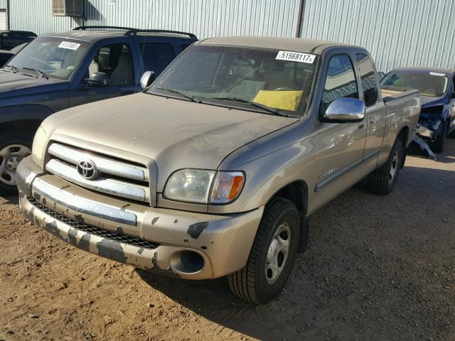 5TBRN341X3S386336 - 2003 TOYOTA TUNDRA ACC GOLD photo 2