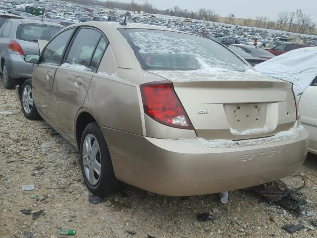 1G8AJ55F77Z191413 - 2007 SATURN ION LEVEL GOLD photo 3