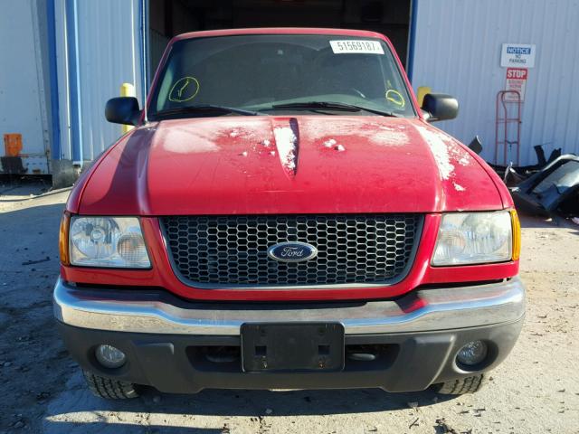 1FTZR45U82PA19955 - 2002 FORD RANGER SUP RED photo 9