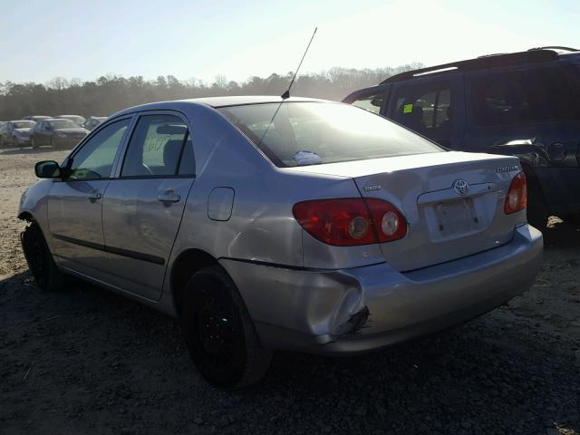 1NXBR32E07Z820912 - 2007 TOYOTA COROLLA CE SILVER photo 3