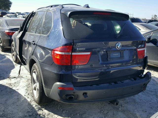 5UXFE43589L271358 - 2009 BMW X5 XDRIVE3 أزرق صورة 3