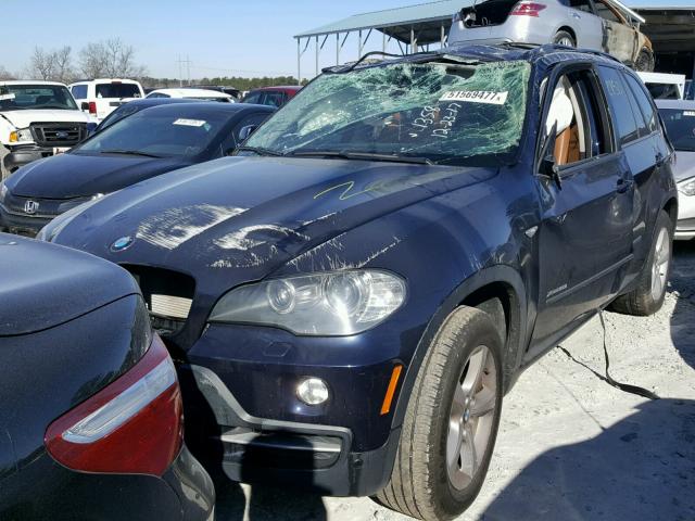5UXFE43589L271358 - 2009 BMW X5 XDRIVE3 أزرق صورة 9