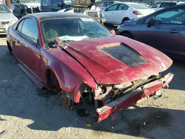 1FAFP40634F176440 - 2004 FORD MUSTANG BURGUNDY photo 1