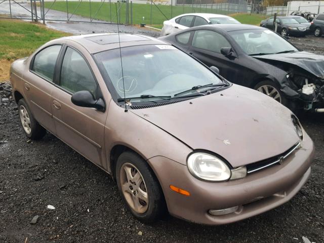 1P3ES46C7YD592347 - 2000 PLYMOUTH NEON BASE GOLD photo 1