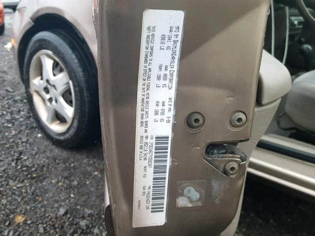 1P3ES46C7YD592347 - 2000 PLYMOUTH NEON BASE GOLD photo 10