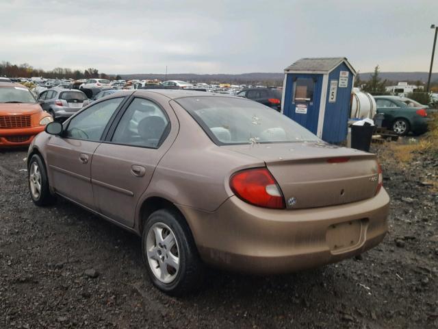 1P3ES46C7YD592347 - 2000 PLYMOUTH NEON BASE GOLD photo 3