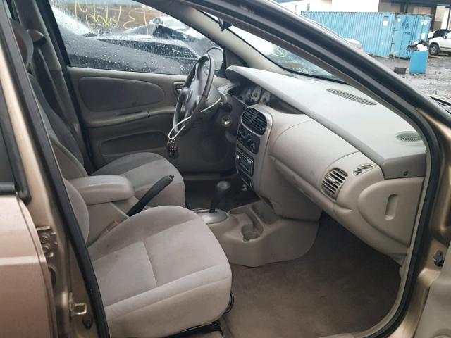 1P3ES46C7YD592347 - 2000 PLYMOUTH NEON BASE GOLD photo 5