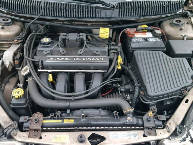 1P3ES46C7YD592347 - 2000 PLYMOUTH NEON BASE GOLD photo 7