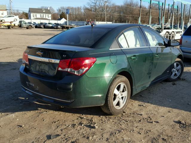 1G1PC5SB4E7204857 - 2014 CHEVROLET CRUZE LT GREEN photo 4