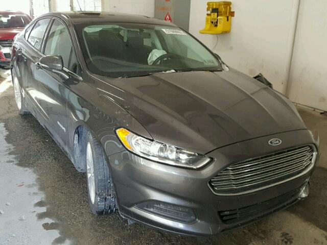 3FA6P0LU0GR349504 - 2016 FORD FUSION SE CHARCOAL photo 1