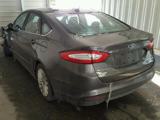 3FA6P0LU0GR349504 - 2016 FORD FUSION SE CHARCOAL photo 3