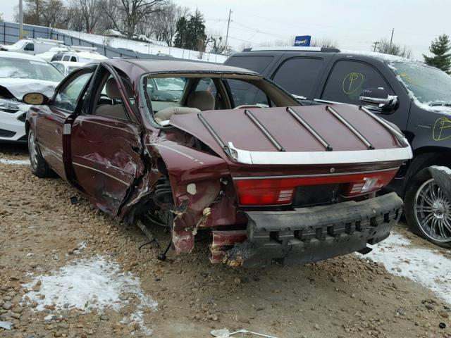 2G4WS52M9X1461399 - 1999 BUICK CENTURY CU MAROON photo 3