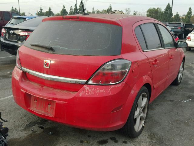 W08AT671385074971 - 2008 SATURN ASTRA XR RED photo 4