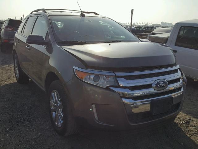 2FMDK3JC3DBA59257 - 2013 FORD EDGE SEL BROWN photo 1