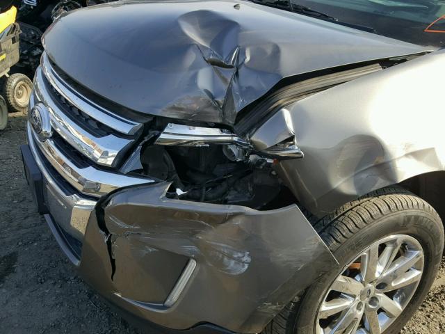 2FMDK3JC3DBA59257 - 2013 FORD EDGE SEL BROWN photo 9