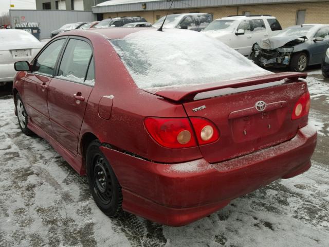 1NXBR30E57Z858266 - 2007 TOYOTA COROLLA CE RED photo 3