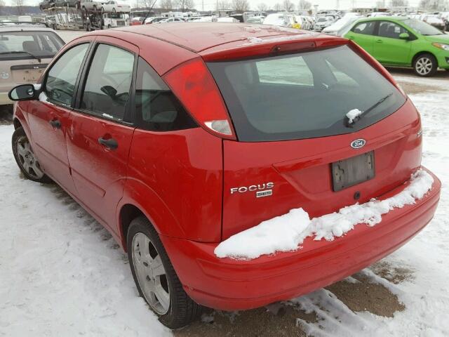 3FAFP37N55R122343 - 2005 FORD FOCUS ZX5 RED photo 3