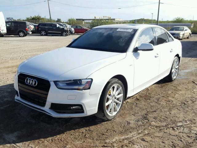 WAUAFAFL5GN005747 - 2016 AUDI A4 PREMIUM WHITE photo 2