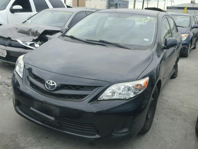 JTDBU4EE3B9162261 - 2011 TOYOTA COROLLA BA BLACK photo 2