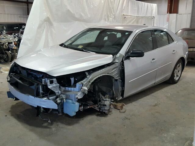 1G11B5SAXDF142739 - 2013 CHEVROLET MALIBU LS SILVER photo 2