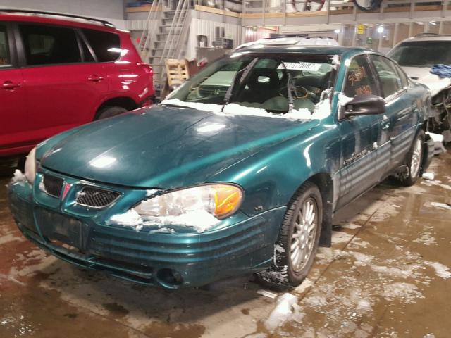 1G2NE52E2XM742453 - 1999 PONTIAC GRAND AM S Yaşıl foto 2