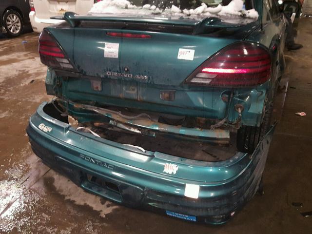 1G2NE52E2XM742453 - 1999 PONTIAC GRAND AM S Yaşıl foto 9
