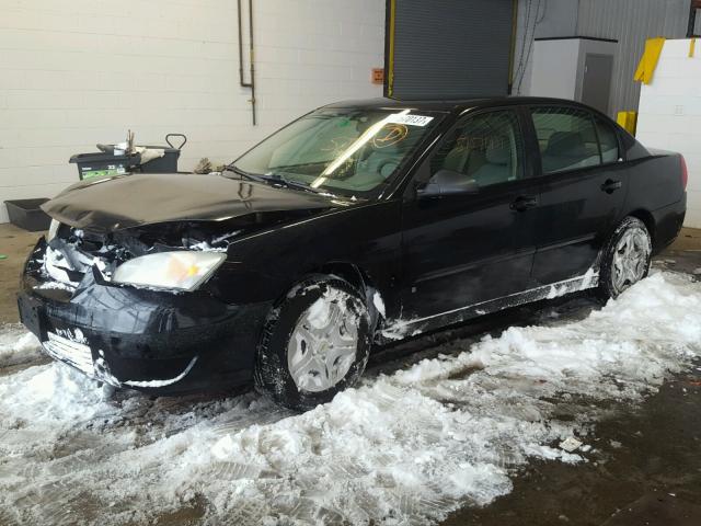 1G1ZS51F96F120119 - 2006 CHEVROLET MALIBU LS BLACK photo 2