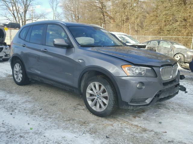 5UXWX9C54E0D42786 - 2014 BMW X3 XDRIVE2 GRAY photo 1