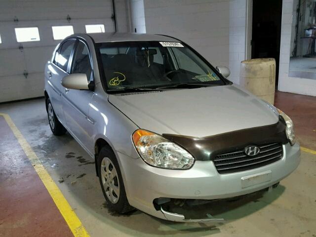 KMHCN45C38U253726 - 2008 HYUNDAI ACCENT GLS SILVER photo 1