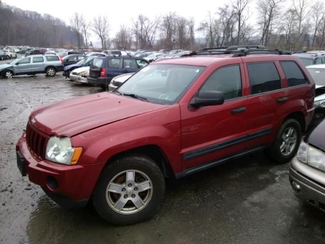 1J4GR48K25C628529 - 2005 JEEP GRAND CHER RED photo 2