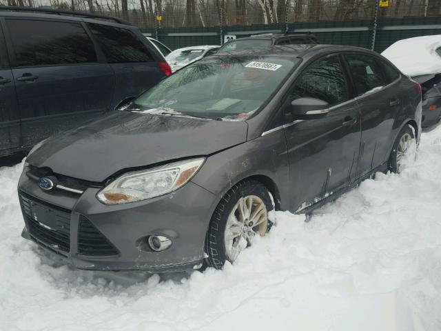 1FAHP3H23CL240545 - 2012 FORD FOCUS SEL GRAY photo 2