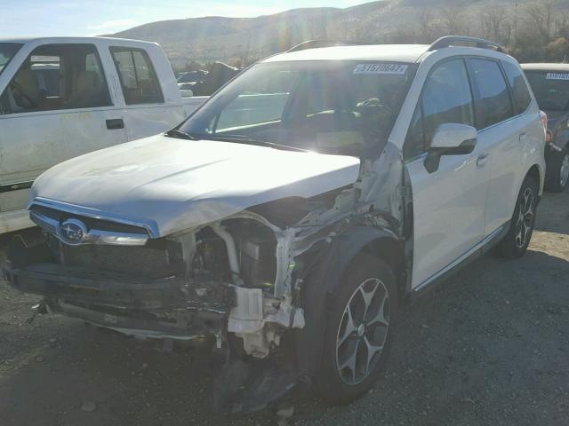 JF2SJGUC2FH524443 - 2015 SUBARU FORESTER 2 WHITE photo 2