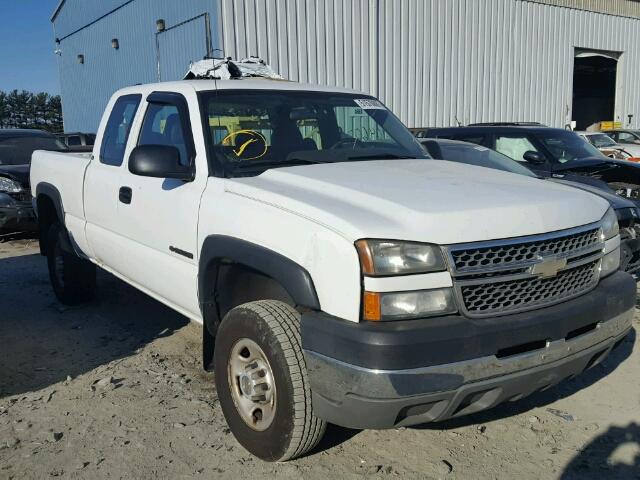 1GCHC29U55E133875 - 2005 CHEVROLET SILVERADO WHITE photo 1