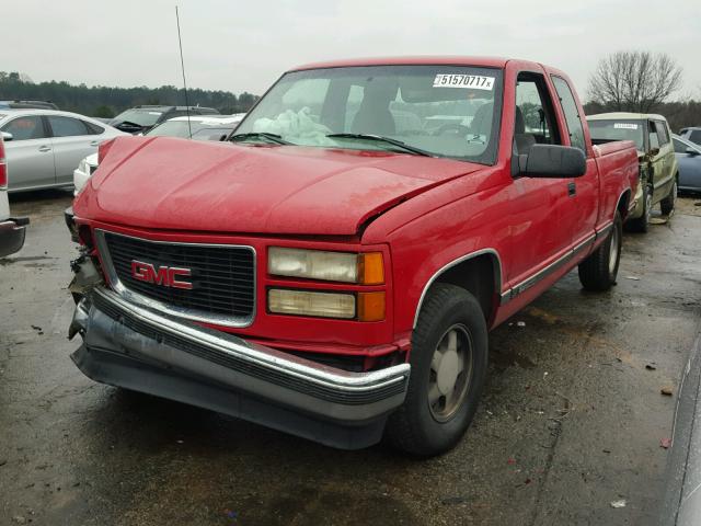 2GTEC19R1W1537221 - 1998 GMC SIERRA C15 RED photo 2