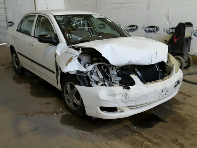 1NXBR32E35Z521377 - 2005 TOYOTA COROLLA CE WHITE photo 1