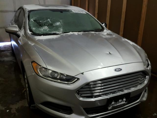 3FA6P0G73DR344149 - 2013 FORD FUSION S SILVER photo 1