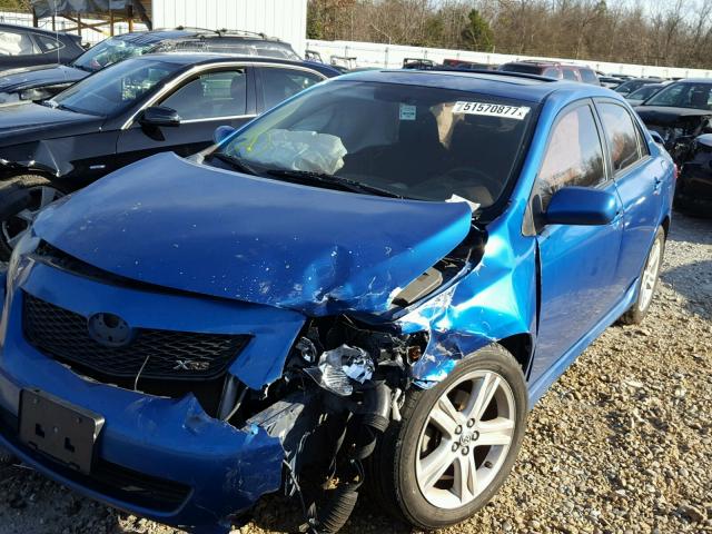 1NXBE40E29Z032558 - 2009 TOYOTA COROLLA XR 蓝色 照片 2