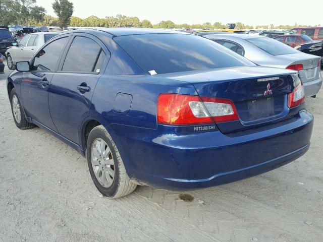 4A3AB36F69E028975 - 2009 MITSUBISHI GALANT ES BLUE photo 3