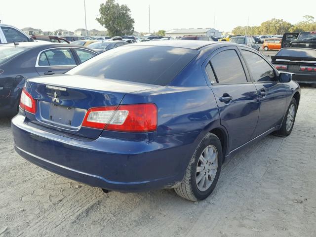 4A3AB36F69E028975 - 2009 MITSUBISHI GALANT ES BLUE photo 4