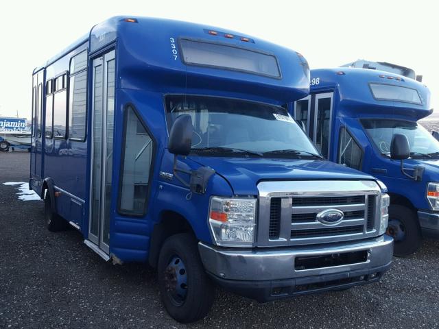 1FD4E45S88DB60194 - 2008 FORD ECONOLINE BLUE photo 1