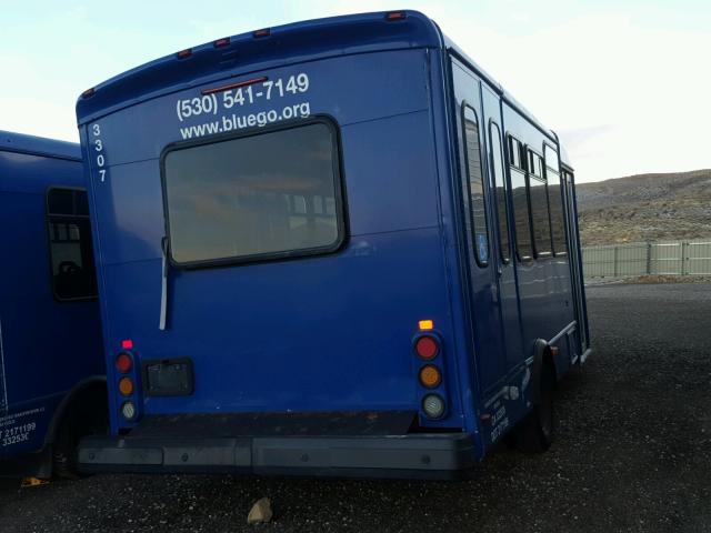 1FD4E45S88DB60194 - 2008 FORD ECONOLINE BLUE photo 4