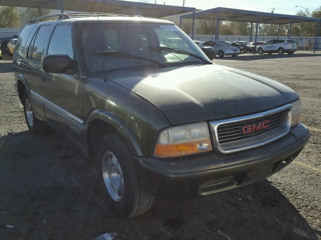 1GKCS13W512174413 - 2001 GMC JIMMY GREEN photo 1