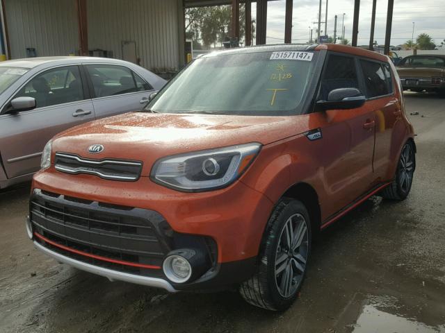 KNDJX3AA2J7519200 - 2018 KIA SOUL ! ORANGE photo 2